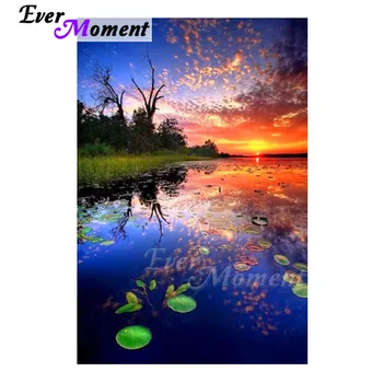Ever Moment Diamond Painting Tree River Sunset Mosaic Decoration For Home Full Square Drill Diamond Embroidery Handmade 3F2161 
Ever Moment Diamond Painting Tree River Sunset Mosaic Decoration For Home Full Square Drill Diamond Embroidery Handmade 3F2161