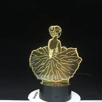 Dancing Girl Usb Table Lamp 3D Led Bedside Night Light Shape 7 Color Change Home Decoration Bedroom Sleep Lighting Gifts 1809
Dancing Girl Usb Table Lamp 3D Led Bedside Night Light Shape 7 Color Change Home Decoration Bedroom Sleep Lighting Gifts 1809