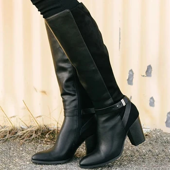 JOUIR TALONS 2020 New Big Size 43 Dropship Retro Chunky High Heels Knee High Boots Woman Shoes Zipper Shoes Women Riding Boots
JOUIR TALONS 2020 New Big Size 43 Dropship Retro Chunky High Heels Knee High Boots Woman Shoes Zipper Shoes Women Riding Boots