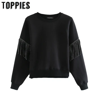 Winter Rivet Tassel Hoodies Sweatshirts Harajuku Women Clothes Gothic Sweatshirts Streetwear Women
Winter Rivet Tassel Hoodies Sweatshirts Harajuku Women Clothes Gothic Sweatshirts Streetwear Women