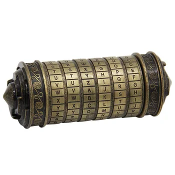 Romantic Cylinder Lock Letter Password Mini Fashion Valentine's Day Anniversary Birthday Gifts Plated Bronze Interesting Retro 
Romantic Cylinder Lock Letter Password Mini Fashion Valentine's Day Anniversary Birthday Gifts Plated Bronze Interesting Retro
