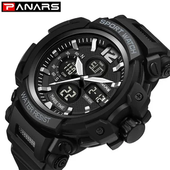 PANARS Men Quartz Sport Watches Waterproof LED Watch Alarm Clock Countdown Military Men Digital Watches Relogio Masculino 
PANARS Men Quartz Sport Watches Waterproof LED Watch Alarm Clock Countdown Military Men Digital Watches Relogio Masculino