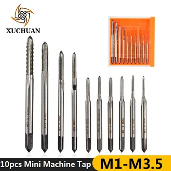 6/10pcs Mini Machine Tap HSS Straight Flute Screw Thread Tap Set Plug Tap Drill M1 M1.2 M1.4 M1.6 M1.7 M1.8 M2 M2.5 M3 M3.5
6/10pcs Mini Machine Tap HSS Straight Flute Screw Thread Tap Set Plug Tap Drill M1 M1.2 M1.4 M1.6 M1.7 M1.8 M2 M2.5 M3 M3.5