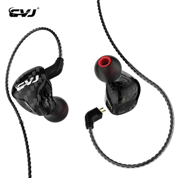 

AK CVJ CSA 1BA+1DD In Ear Hybrid Earphone HIFI Headphone IEM Sports Noise Cancelling Earbud Headset With 2Pin 3.5mm cable