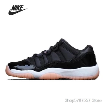 

Nike Air Jordan 11 Retro Low Bleached Coral GS Basketball Men Shoes Unisex Women Outdoor Sports Sneakers 580521-013