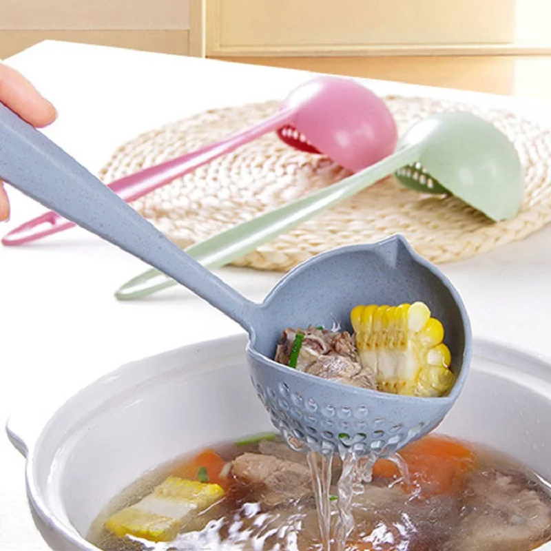 New Spoon Long Handle Kitchen Strainer Solid Color Cooking Colander Kitchen Spoon Plastic Tableware Colander Household Goods
New Spoon Long Handle Kitchen Strainer Solid Color Cooking Colander Kitchen Spoon Plastic Tableware Colander Household Goods