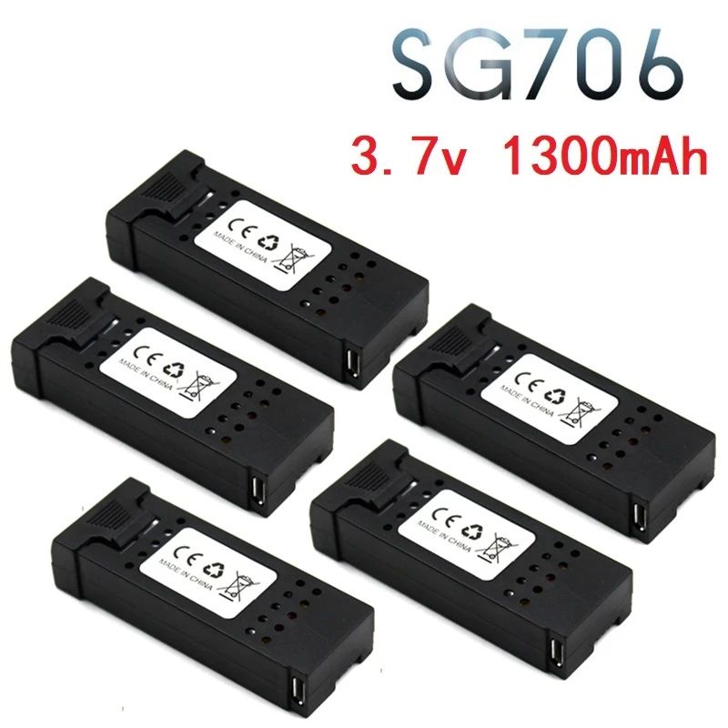1/2/3/5Pcs Original 3.7V 1300mah lipo battery for SG-706 SG706 Drones RC Quadcopter Spare Parts SG706 Battery
1/2/3/5Pcs Original 3.7V 1300mah lipo battery for SG-706 SG706 Drones RC Quadcopter Spare Parts SG706 Battery