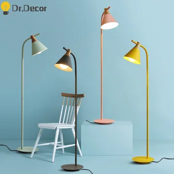 111V~240V Iron Macaron Floor Lamp Nordic Classic Creative Standing Lamps for Living Room Modern LED Wooden Tall Lamp Floor Lamps
111V~240V Iron Macaron Floor Lamp Nordic Classic Creative Standing Lamps for Living Room Modern LED Wooden Tall Lamp Floor Lamps