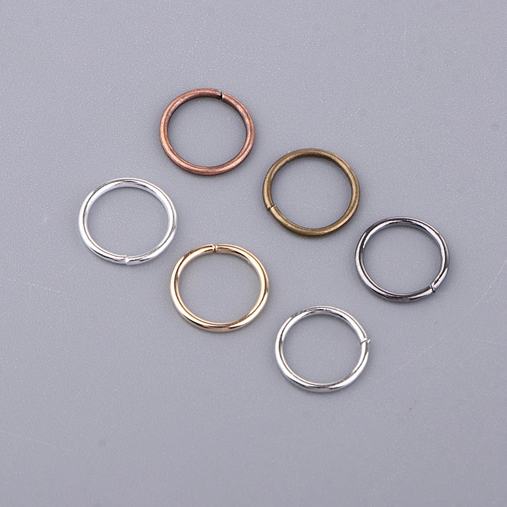 Metal Open Jump Rings 4mm 5mm 6mm 7mm 8mm 10mm 1 Box Keychain Ring Connector Claw Clasp for jewlery Making findings Metal Open Jump Rings 4mm 5mm 6mm 7mm 8mm 10mm 1 Box Keychain Ring Connector Claw Clasp for jewlery Making findings