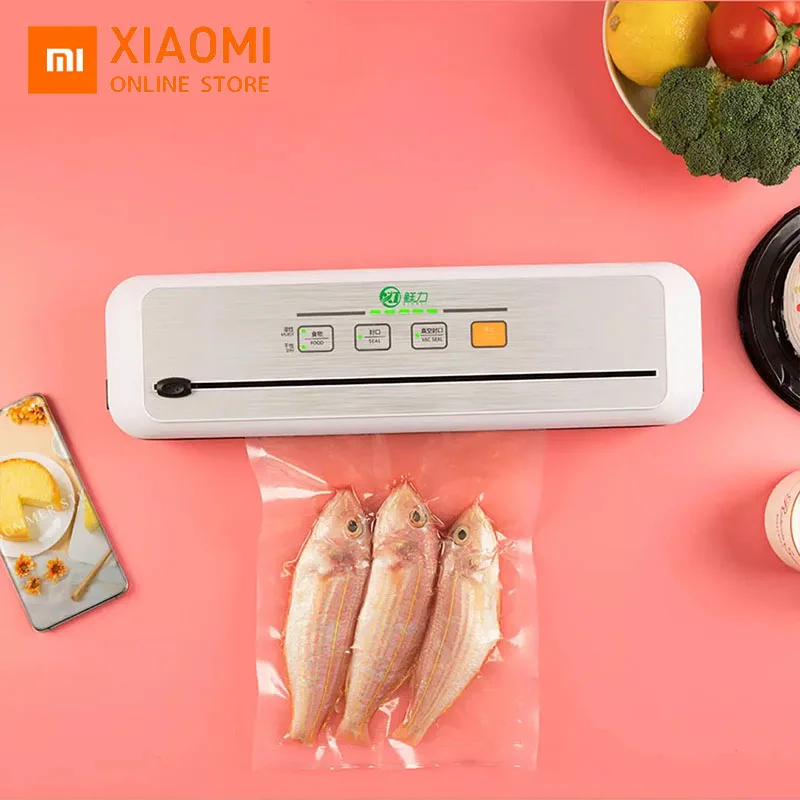 Xiaomi mi Vacuum and Sealing Machine Freshness Household Food Fresh Packing Machine Food Protector Include 10Pcs Bags Free
Xiaomi mi Vacuum and Sealing Machine Freshness Household Food Fresh Packing Machine Food Protector Include 10Pcs Bags Free