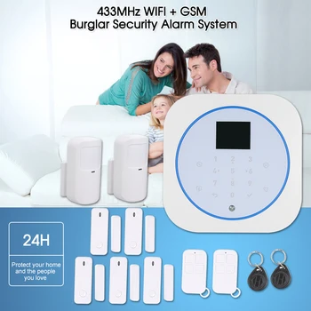 Wifi GSM Alarm System Intercom Remote Control Autodial TFT 433MHz Detectors 3 Wired Defense zones 100 Wireless Defense
Wifi GSM Alarm System Intercom Remote Control Autodial TFT 433MHz Detectors 3 Wired Defense zones 100 Wireless Defense