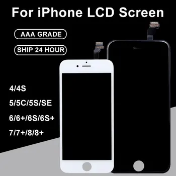 AAA Quality Replace Phone Screen for iPhone 5 5S SE 6 6S 7 8 Plus LCD Screen Touch Screen Assembly High Bright No Dead Pixel
AAA Quality Replace Phone Screen for iPhone 5 5S SE 6 6S 7 8 Plus LCD Screen Touch Screen Assembly High Bright No Dead Pixel