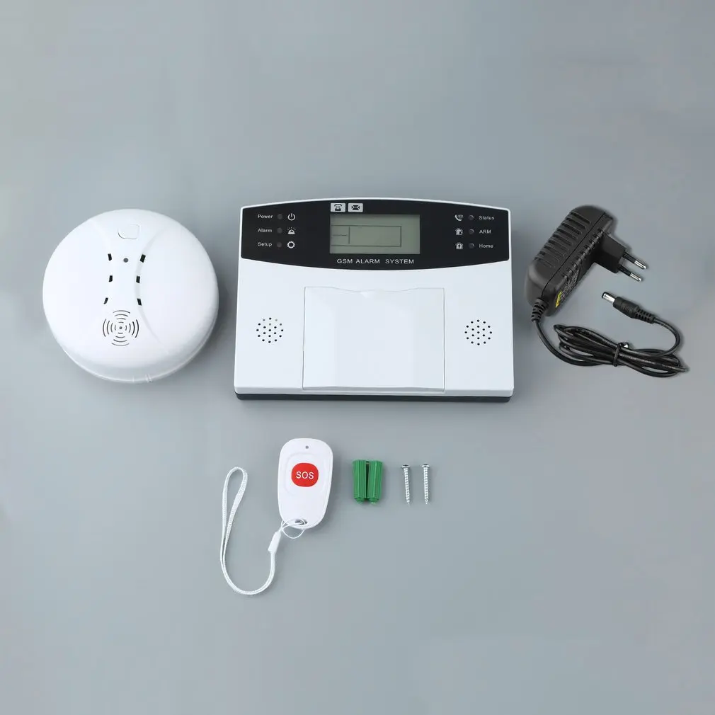 GSM-LCD Wireless 433 Smart Burglar Security Alarm System Detector Sensor Kit Remote Control Auto Dial SMS Outdoor Siren
GSM-LCD Wireless 433 Smart Burglar Security Alarm System Detector Sensor Kit Remote Control Auto Dial SMS Outdoor Siren