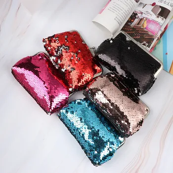 New Fashion Sequins Mini Wallet Clutch Pouch Portable Women Sequins Coin Purses Handbags Card Holder Keys Earphone Bags
New Fashion Sequins Mini Wallet Clutch Pouch Portable Women Sequins Coin Purses Handbags Card Holder Keys Earphone Bags