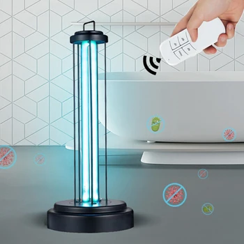 38W Iron Art Household UVC Germicidal Lamp UV Light Sterlizer Disinfecting Ozone 185nm CFL Quartz Lamp Three-Step Timing Remote
38W Iron Art Household UVC Germicidal Lamp UV Light Sterlizer Disinfecting Ozone 185nm CFL Quartz Lamp Three-Step Timing Remote