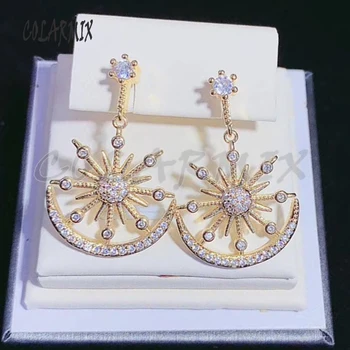 3 Pairs Fashion zircon Moon&star jewelry earrings shiny Gift for lady elegant Crystal earrings wholesale earrings 50877
3 Pairs Fashion zircon Moon&star jewelry earrings shiny Gift for lady elegant Crystal earrings wholesale earrings 50877