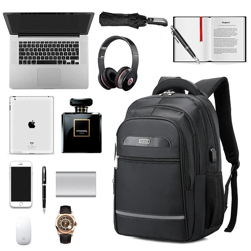 New Style Shangwuwang Computer Bag Men Multi-functional Backpack Large-Volume USB Interface Travel Bag
New Style Shangwuwang Computer Bag Men Multi-functional Backpack Large-Volume USB Interface Travel Bag