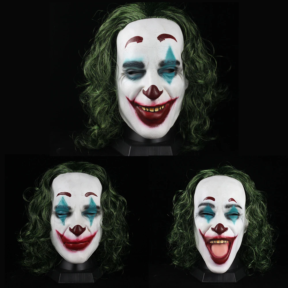 Movie Joker Arthur Fleck Cosplay Mask Joaquin Phoenix Masks Halloween Carnival Party Props
Movie Joker Arthur Fleck Cosplay Mask Joaquin Phoenix Masks Halloween Carnival Party Props