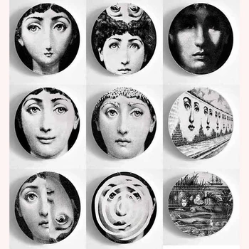 6/7/8 Inch Home Decoration T&V Wall Plate Ceramic Plate Illustration Wall Hanging Plate Theme and Variation Dinnerware Art Craft 
6/7/8 Inch Home Decoration T&V Wall Plate Ceramic Plate Illustration Wall Hanging Plate Theme and Variation Dinnerware Art Craft