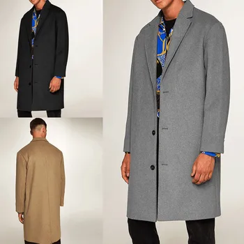 Nice New Fashion Men Wool Coat Winter Trench Coat Outwear Overcoat Long Sleeve Jacket Trench M-3XL
Nice New Fashion Men Wool Coat Winter Trench Coat Outwear Overcoat Long Sleeve Jacket Trench M-3XL