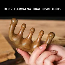 Green sandalwood natural log meridian massage wooden comb thickened whole wood anti-static comb
Green sandalwood natural log meridian massage wooden comb thickened whole wood anti-static comb