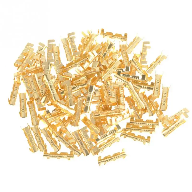100Pcs Square High Quality Quick Connect Wiring Terminals Brass Crimp Terminals 0.5-1.5mm
100Pcs Square High Quality Quick Connect Wiring Terminals Brass Crimp Terminals 0.5-1.5mm