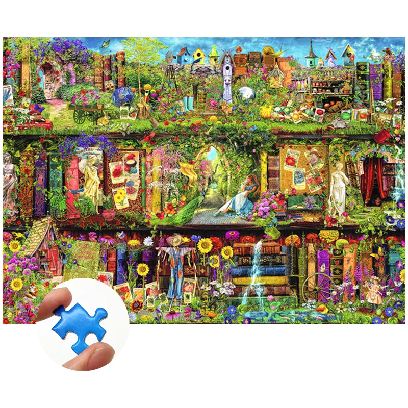 Jigsaw Puzzle 1000 Pieces Decompression Manual Assembly Educational Toys for Children/Adult/Kids-Colorful Garden
Jigsaw Puzzle 1000 Pieces Decompression Manual Assembly Educational Toys for Children/Adult/Kids-Colorful Garden