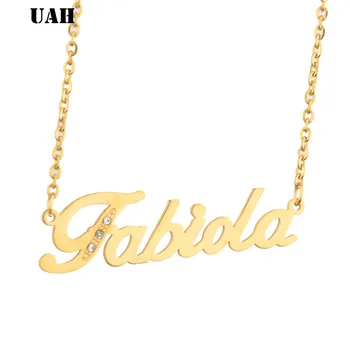 UAH Fabiola Name or Stainless Steel Choker Custom Name Necklace Personalized Handmade Nameplate Necklaces Best Friend Gift
UAH Fabiola Name or Stainless Steel Choker Custom Name Necklace Personalized Handmade Nameplate Necklaces Best Friend Gift