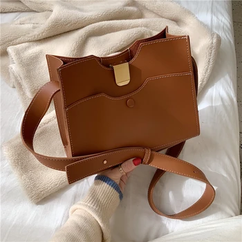 Woman Composite PU Leather Shoulder Bag Vintage Solid Crossbody Luxury Handbags Women Bags Designer Bolsa Feminina Bolsos Mujer 
Woman Composite PU Leather Shoulder Bag Vintage Solid Crossbody Luxury Handbags Women Bags Designer Bolsa Feminina Bolsos Mujer
