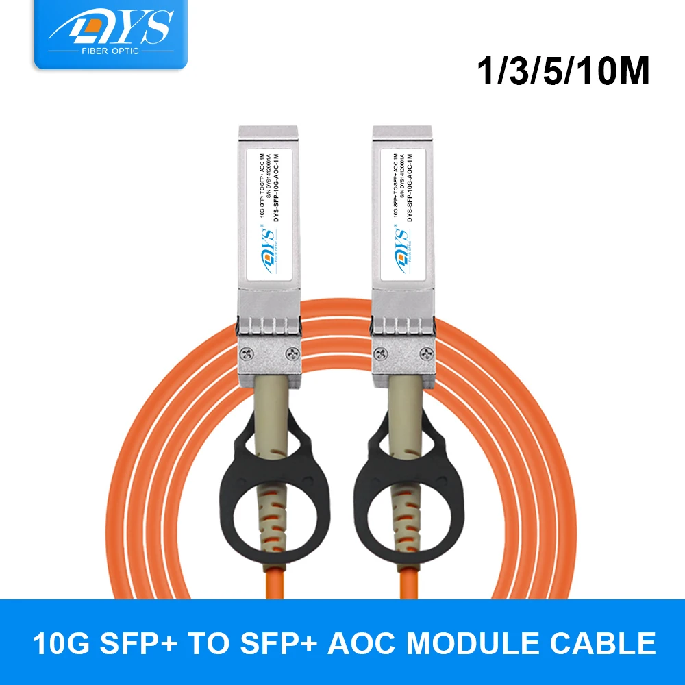 1m/3m/5m/10m OM2 SFP+ 10Gb AOC SFP Module 10G Active Optical Cable Compatible with Cisco Network Switch
1m/3m/5m/10m OM2 SFP+ 10Gb AOC SFP Module 10G Active Optical Cable Compatible with Cisco Network Switch
