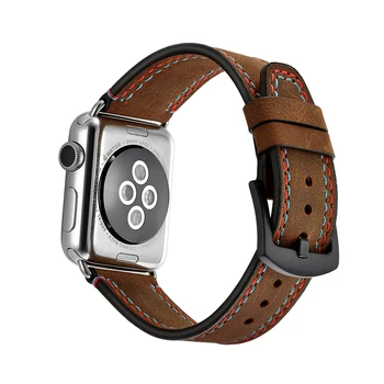 Leather Watchband apple watch1/2/3/4/5 42mm 38mmhandmade watch watch with two lines of genuine Leather crazy horse Leather
Leather Watchband apple watch1/2/3/4/5 42mm 38mmhandmade watch watch with two lines of genuine Leather crazy horse Leather