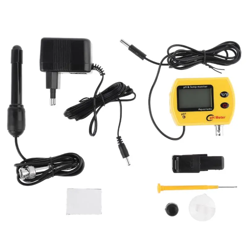 1 Set Digital Online pH Meter Aquarium Water Quality Monitor with Temperature Display
1 Set Digital Online pH Meter Aquarium Water Quality Monitor with Temperature Display