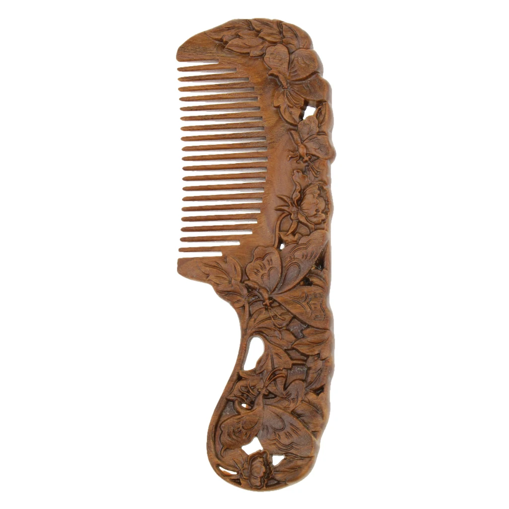 Natural Sandalwood Aroma Refined Wooden Teeth Relieve Tension,Stimulate Scalp Massage Antique Hair Comb Natural Sandalwood Aroma Refined Wooden Teeth Relieve Tension,Stimulate Scalp Massage Antique Hair Comb