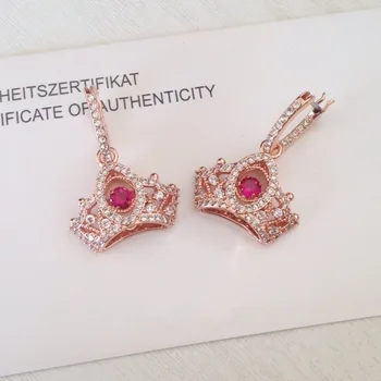 MeibaPJ Micro Inlay High-end Elegant Crown Earrings Charm Fashion Fine Luxury Brands Jewelry for Wome
MeibaPJ Micro Inlay High-end Elegant Crown Earrings Charm Fashion Fine Luxury Brands Jewelry for Wome