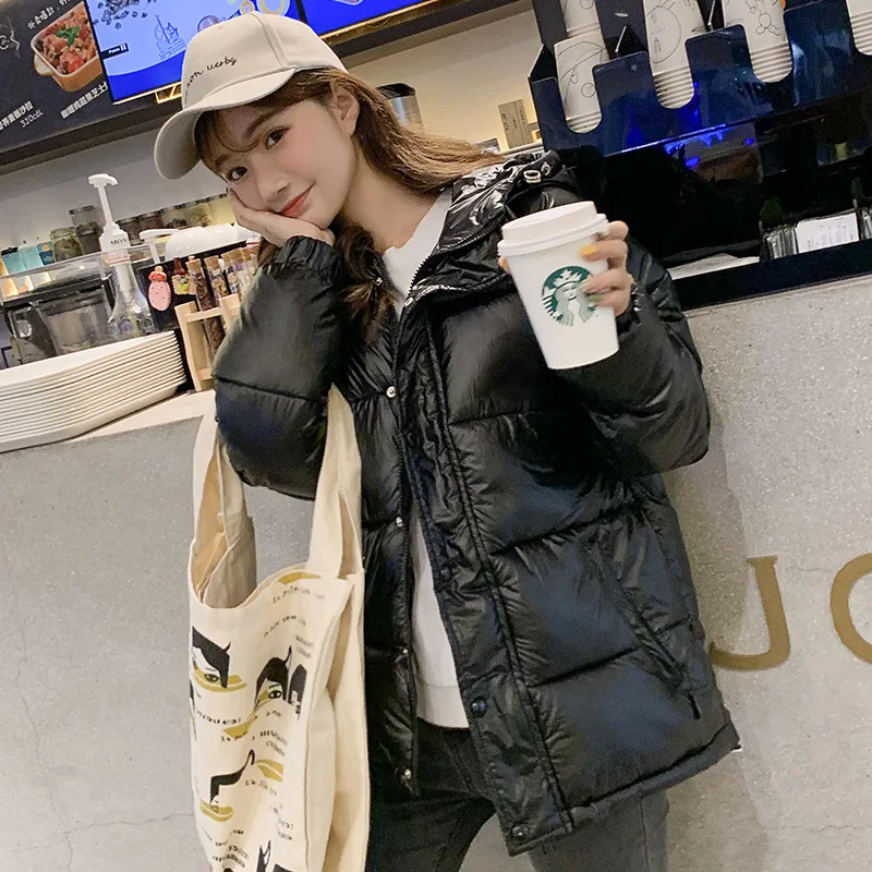 2019 New Style down Jacket Cotton-padded Clothes Short Students BF Style Waterproof Bright Surface Coat Women's
2019 New Style down Jacket Cotton-padded Clothes Short Students BF Style Waterproof Bright Surface Coat Women's