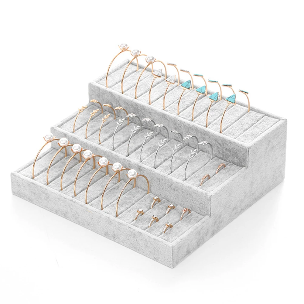 Flannel 3-layer Bracelet Display Stand Ring Bracelet Display Tray Counter Jewelry Organizer Display Props Counter Decoration
Flannel 3-layer Bracelet Display Stand Ring Bracelet Display Tray Counter Jewelry Organizer Display Props Counter Decoration