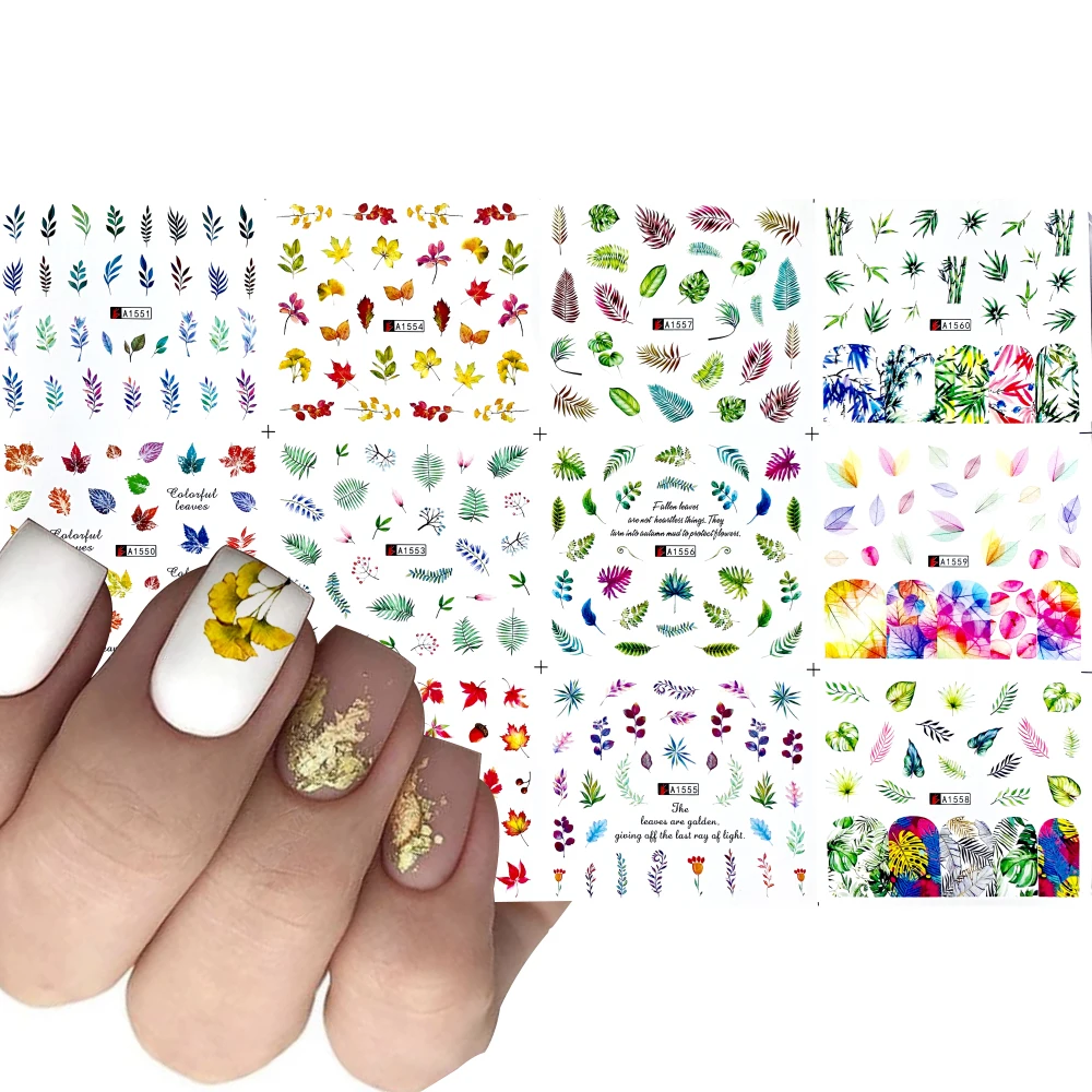 12 Designs Summer Green Leaf Water Nail Decal Set Nail Art Tattoo Summer DIY Full Slider Manicure Nail Art Watermark Tips
12 Designs Summer Green Leaf Water Nail Decal Set Nail Art Tattoo Summer DIY Full Slider Manicure Nail Art Watermark Tips