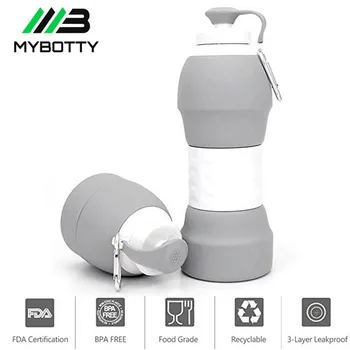 MYBOTTY Portable BPA Free Silicone Water Kettle with Carabiner Folding Coffee Teacup Hiking Collapsible Sport Drinking Bottle
MYBOTTY Portable BPA Free Silicone Water Kettle with Carabiner Folding Coffee Teacup Hiking Collapsible Sport Drinking Bottle