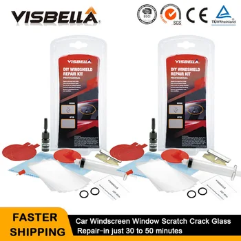 VISBELLA 2pcs Windshield Repair Kit Car Windscreen Window Repair Scratch Chip Crack Restore Fix Glass Renwal Tools Polishing
VISBELLA 2pcs Windshield Repair Kit Car Windscreen Window Repair Scratch Chip Crack Restore Fix Glass Renwal Tools Polishing