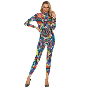 Kancoold jumpsuit Women's Fashion Boho Geometric Print Long Sleeve Slim Costumes Zipper Streetwear new women jumpsuit 2020MAR30
Kancoold jumpsuit Women's Fashion Boho Geometric Print Long Sleeve Slim Costumes Zipper Streetwear new women jumpsuit 2020MAR30