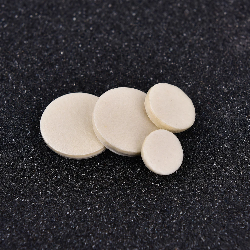 17PCS Clarinet leather pad key Pads White Musical Woodwind Wind Music Instrument Replacement 17.2mm 15.3mm 11.8mm 10mm White
