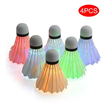 4 Pcs LED Badminton Shuttlecocks Lighting Birdies Shuttlecock Glowing Badminton for Outdoor Sports H7JP
4 Pcs LED Badminton Shuttlecocks Lighting Birdies Shuttlecock Glowing Badminton for Outdoor Sports H7JP
