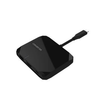 5 in 1 Type-C Hub Adapter Type-C to HDMI+3*USB3.0+PD for MacBook/Mate Book/SamsungS8 S9
5 in 1 Type-C Hub Adapter Type-C to HDMI+3*USB3.0+PD for MacBook/Mate Book/SamsungS8 S9
