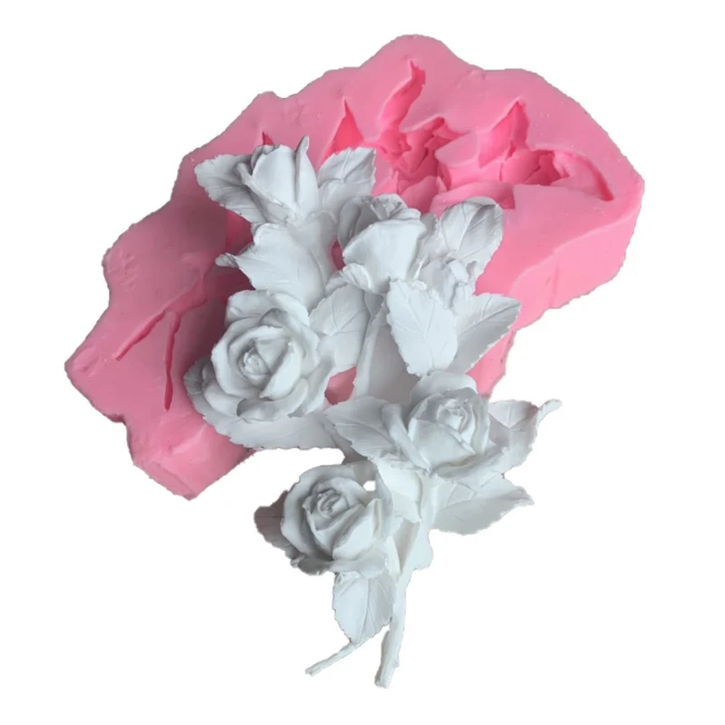 3D Rose Flower Silicone Cake Mold Fondant Cake Decorating Tools Fruit Sugar Chocolate Candy Soap Candle Molds Kitchen Supplies
3D Rose Flower Silicone Cake Mold Fondant Cake Decorating Tools Fruit Sugar Chocolate Candy Soap Candle Molds Kitchen Supplies