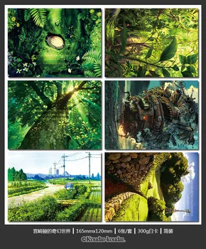 Pocket Postcard Hayao Miyazaki'S Fantasy World Collection Art Lenticular Recycled Recordable 165*120mm6pcs
Pocket Postcard Hayao Miyazaki'S Fantasy World Collection Art Lenticular Recycled Recordable 165*120mm6pcs