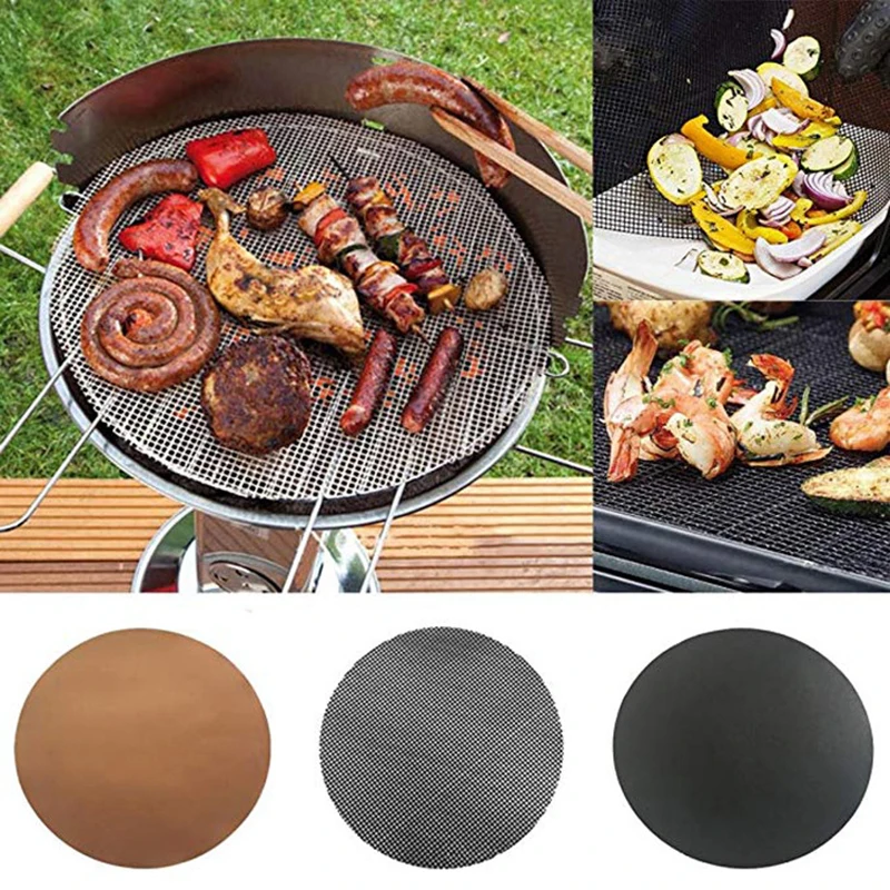 Non-stick Barbecue Grilling Mats High Security Grid Shape BBQ Mat with Heat Resistance For Outdoor Activities
Non-stick Barbecue Grilling Mats High Security Grid Shape BBQ Mat with Heat Resistance For Outdoor Activities