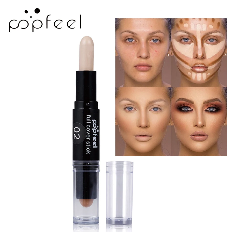 POPFEEL High Coverage Concealer Stick Two-Color Face Concealer Hide Dark Circles Acne Pore Cover Up Makeup Concealer Base Primer
POPFEEL High Coverage Concealer Stick Two-Color Face Concealer Hide Dark Circles Acne Pore Cover Up Makeup Concealer Base Primer