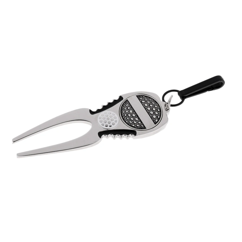 Compact Golf Club Divot Tool With Marker Pitch Fork Repair Kit Compact Golf Club Divot Tool With Marker Pitch Fork Repair Kit