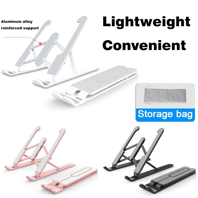 Multi-gear Height Adjustment Foldable Cooling Bracket Riser Base Portable Plastic Silicone Anti-slip Is Suitable for All Sizes
Multi-gear Height Adjustment Foldable Cooling Bracket Riser Base Portable Plastic Silicone Anti-slip Is Suitable for All Sizes