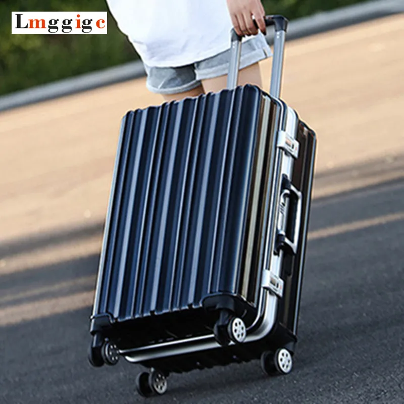 20"24" inch Aluminum frame Scratchproof PC shell Travel Suitcase box Rolling Luggage bag wheel Trolley Case
20"24" inch Aluminum frame Scratchproof PC shell Travel Suitcase box Rolling Luggage bag wheel Trolley Case